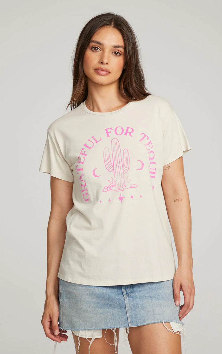 Chaser Graphic Tee Grateful for Tequilla